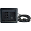 Wiremold InteGreat A/V Table Box With USB Cord Ended Black