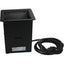 Wiremold InteGreat A/V Table Box With USB Cord Ended Black