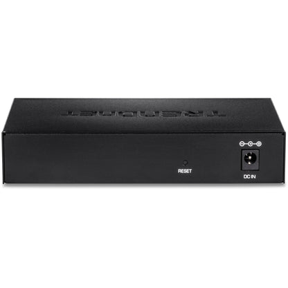 TRENDnet 8-Port Gigabit EdgeSmart Switch 8 x Gigabit Ports 16Gbps Switch Capacity Ethernet Network Desktop Switch Managed Gigabit Switch Metal Fanless Lifetime Protection Black TEG-S80ES