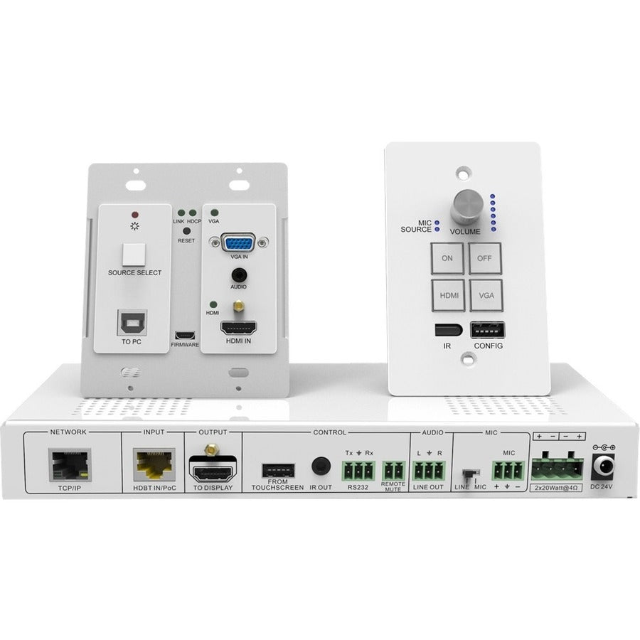 WALLPLATE HDMI/VGA HDBASET KIT 