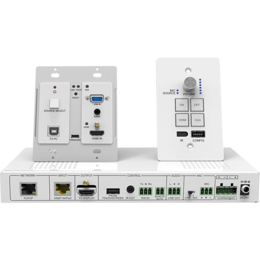 WALLPLATE HDMI/VGA HDBASET KIT 