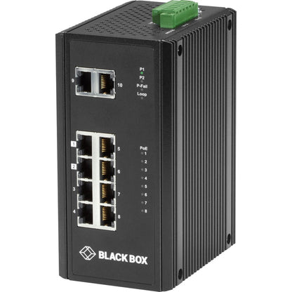 10P FAST ENET IND SW POE+      
