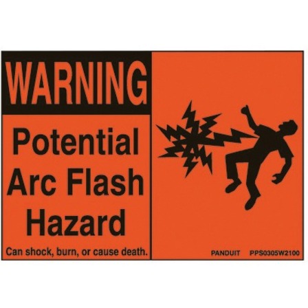 Panduit Warning Label