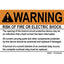 Panduit Warning Label