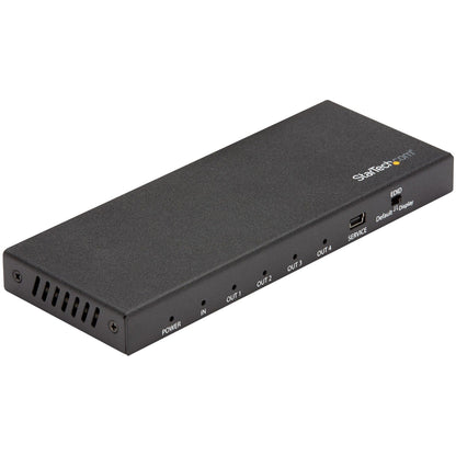 StarTech.com 4 Port HDMI Splitter - 4K 60Hz - 1x4 Way HDMI 2.0 Splitter - HDR - ST124HD202