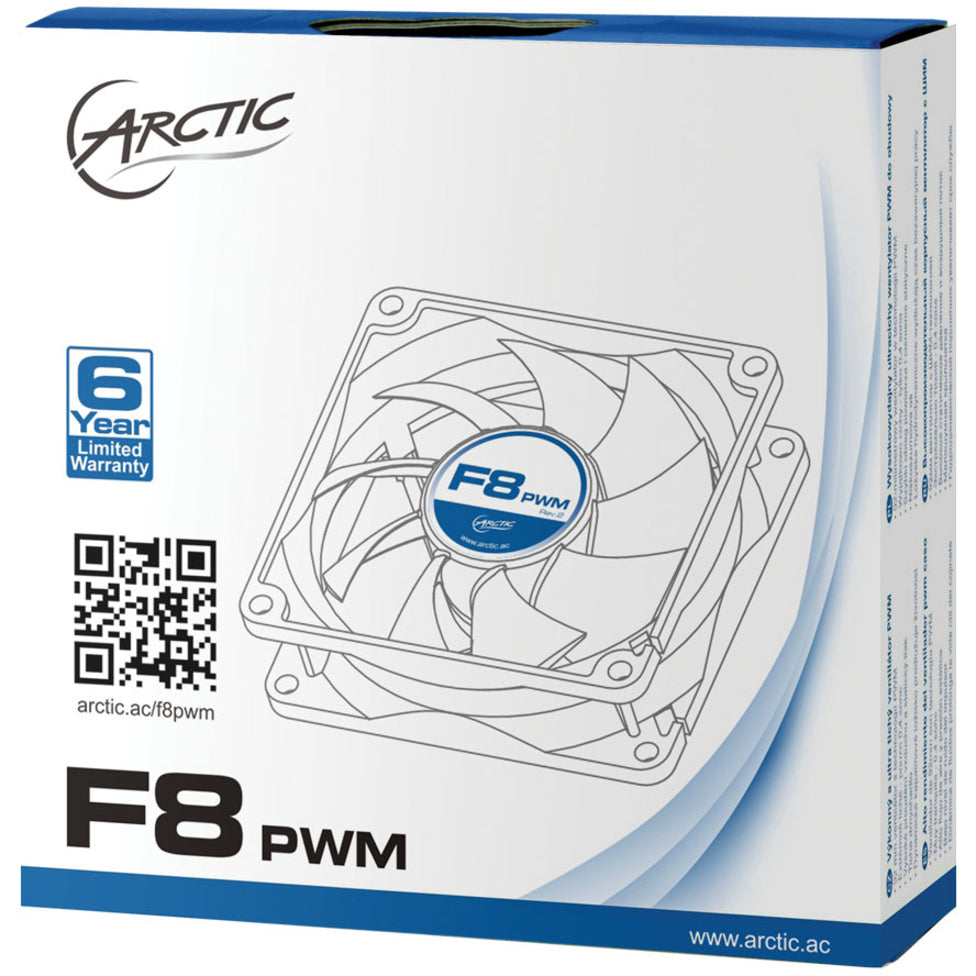 Arctic 4-Pin PWM Fan with Standard Case