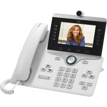 Cisco 8865 IP Phone - Remanufactured - Corded - Corded/Cordless - Bluetooth Wi-Fi - Desktop Wall Mountable - White