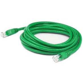AddOn 35ft RJ-45 (Male) to RJ-45 (Male) Green Cat6 STP PVC Copper TAA Compliant Patch Cable