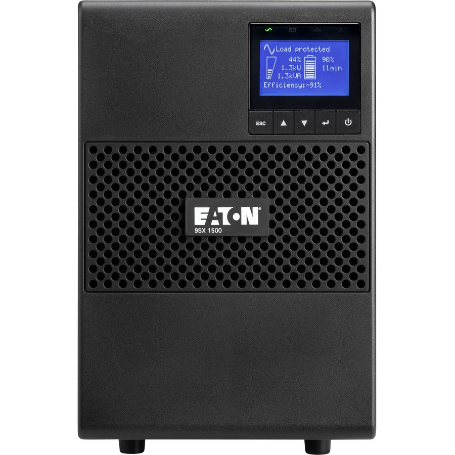 Eaton 9SX 1500VA 1350W 208V Online Double-Conversion UPS - 6 C13 Outlets Cybersecure Network Card Option Extended Run Tower