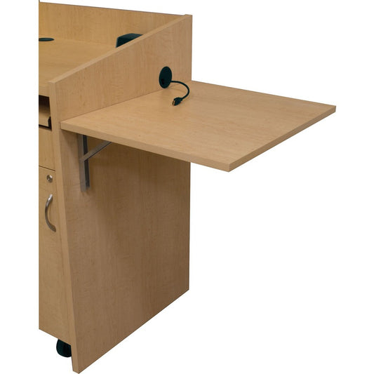 Middle Atlantic L2 Series Flip Shelf 21" W Knotted Maple Melamine