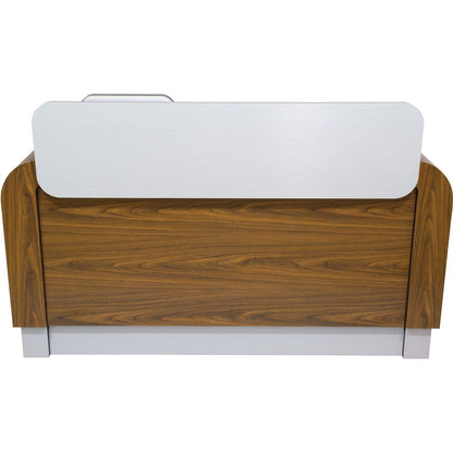 Middle Atlantic Pre-Configured L7 Series Lectern in Glamour Cherry with Silver Accents