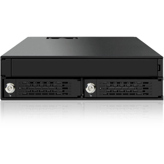 Icy Dock MB994IKO-3SB Drive Enclosure for 5.25" - Serial ATA/600 Host Interface Internal - Black