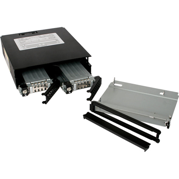 Icy Dock MB994IKO-3SB Drive Enclosure for 5.25" - Serial ATA/600 Host Interface Internal - Black