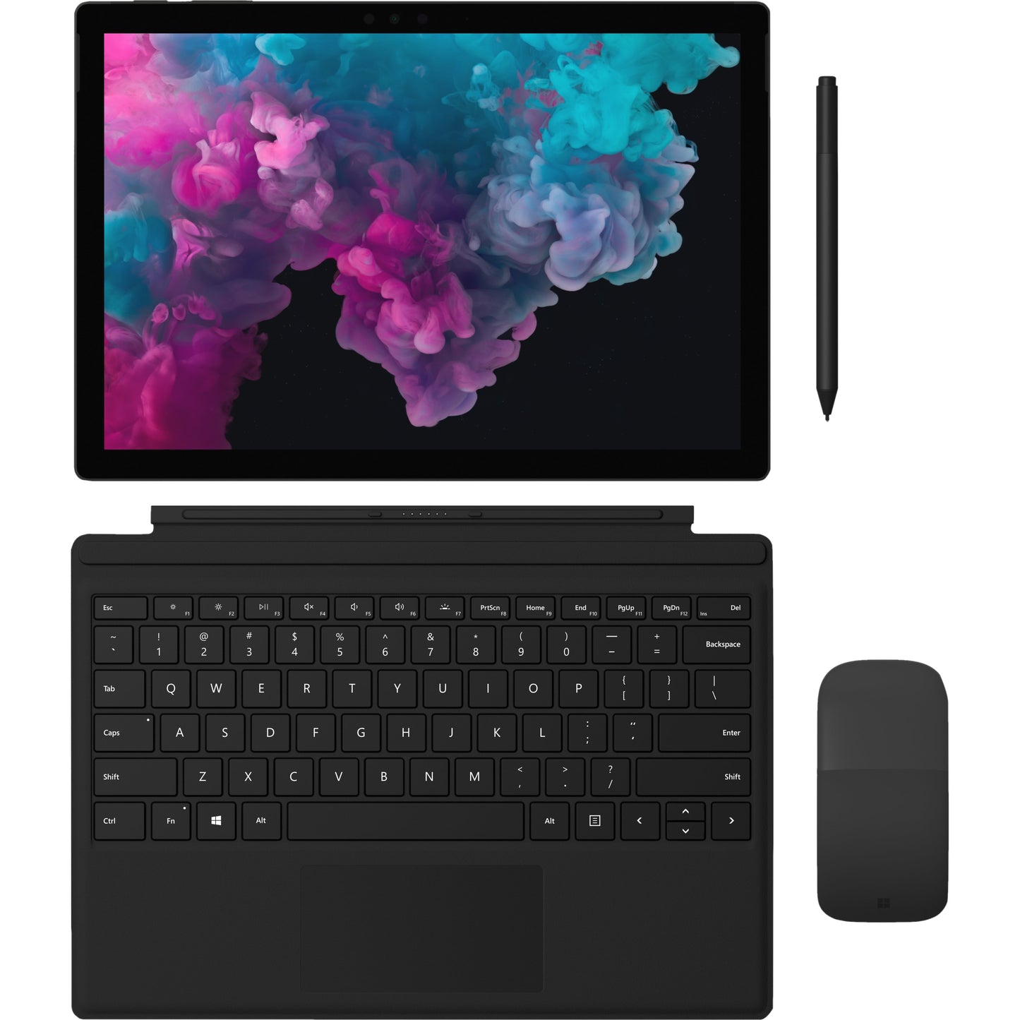 Microsoft Surface Pro 6 Tablet - 12.3" - Core i7 8th Gen i7-8650U Quad-core (4 Core) 1.90 GHz - 8 GB RAM - 256 GB SSD - Windows 10 Pro - Black