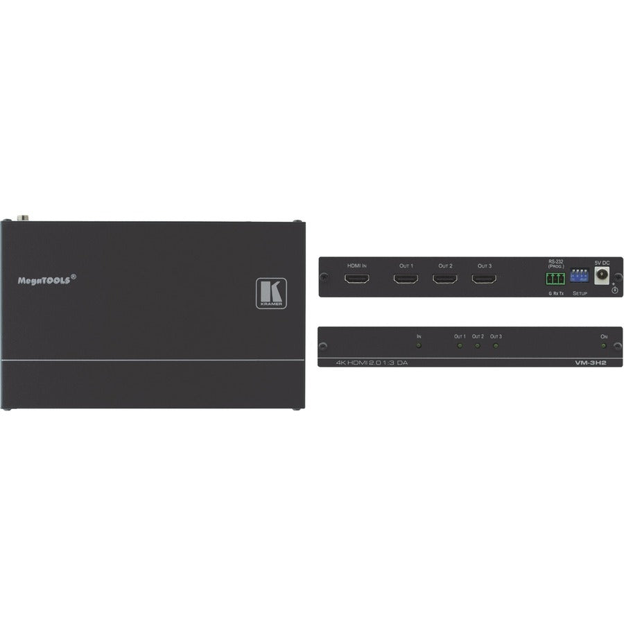 Kramer 1:3 4K60 4:4:4 HDCP 2.2 HDMI 2.0 DA