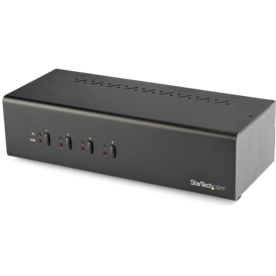 4 PORT DUAL MONITOR DVI KVM    