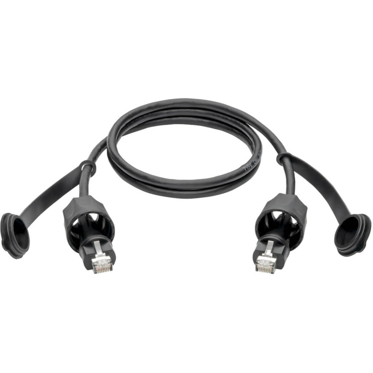 Tripp Lite Industrial Cat5e/Cat6 STP Ethernet Cable RJ45 M/M CMX Outdoor IP68 26 AWG TAA 3 ft. (0.91 m)