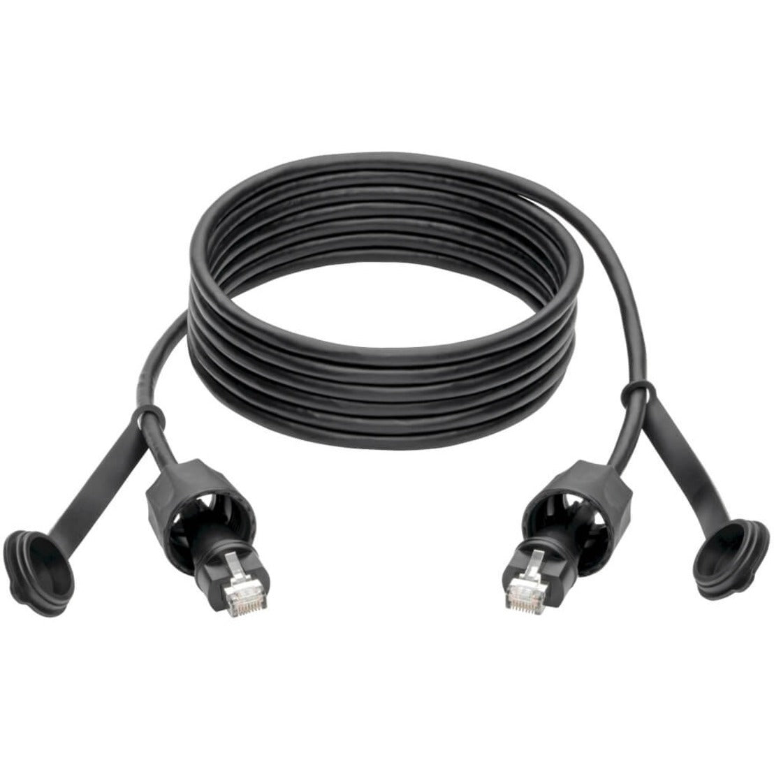 Tripp Lite Industrial Cat5e/Cat6 STP Ethernet Cable RJ45 M/M CMX Outdoor IP68 26 AWG TAA 10 ft. (3.05 m)