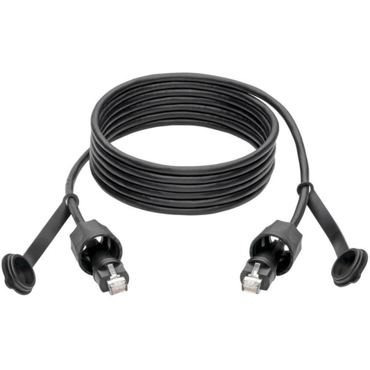 Tripp Lite Industrial Cat5e/Cat6 STP Ethernet Cable RJ45 M/M CMX Outdoor IP68 26 AWG TAA 10 ft. (3.05 m)