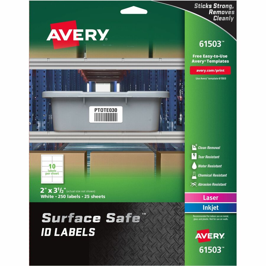 Avery&reg; Surface Safe ID Label