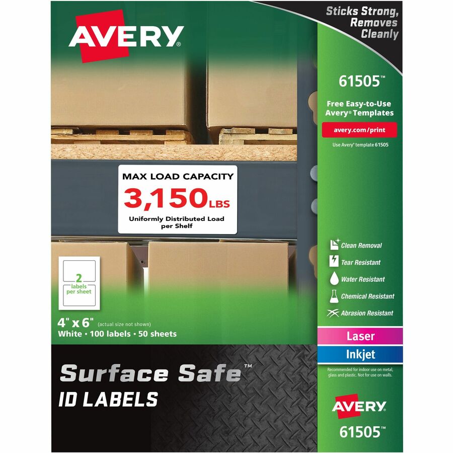 Avery&reg; Surface Safe ID Labels