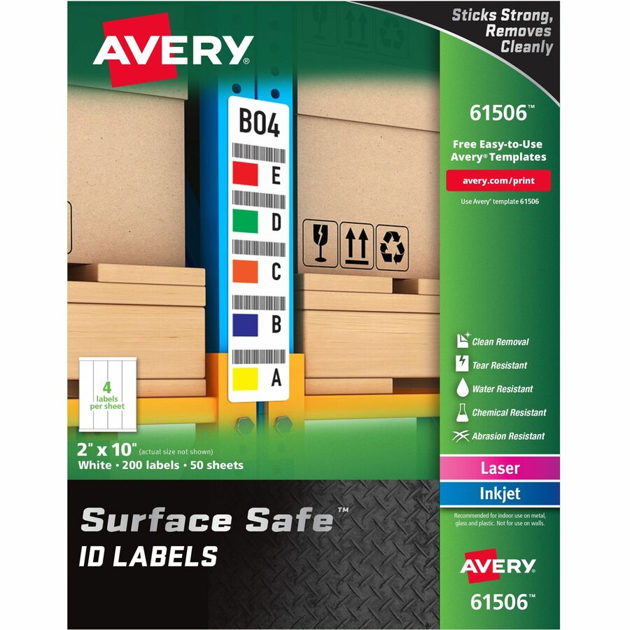 Avery&reg; Surface Safe ID Label