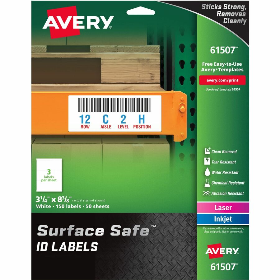 Avery&reg; Surface Safe ID Label