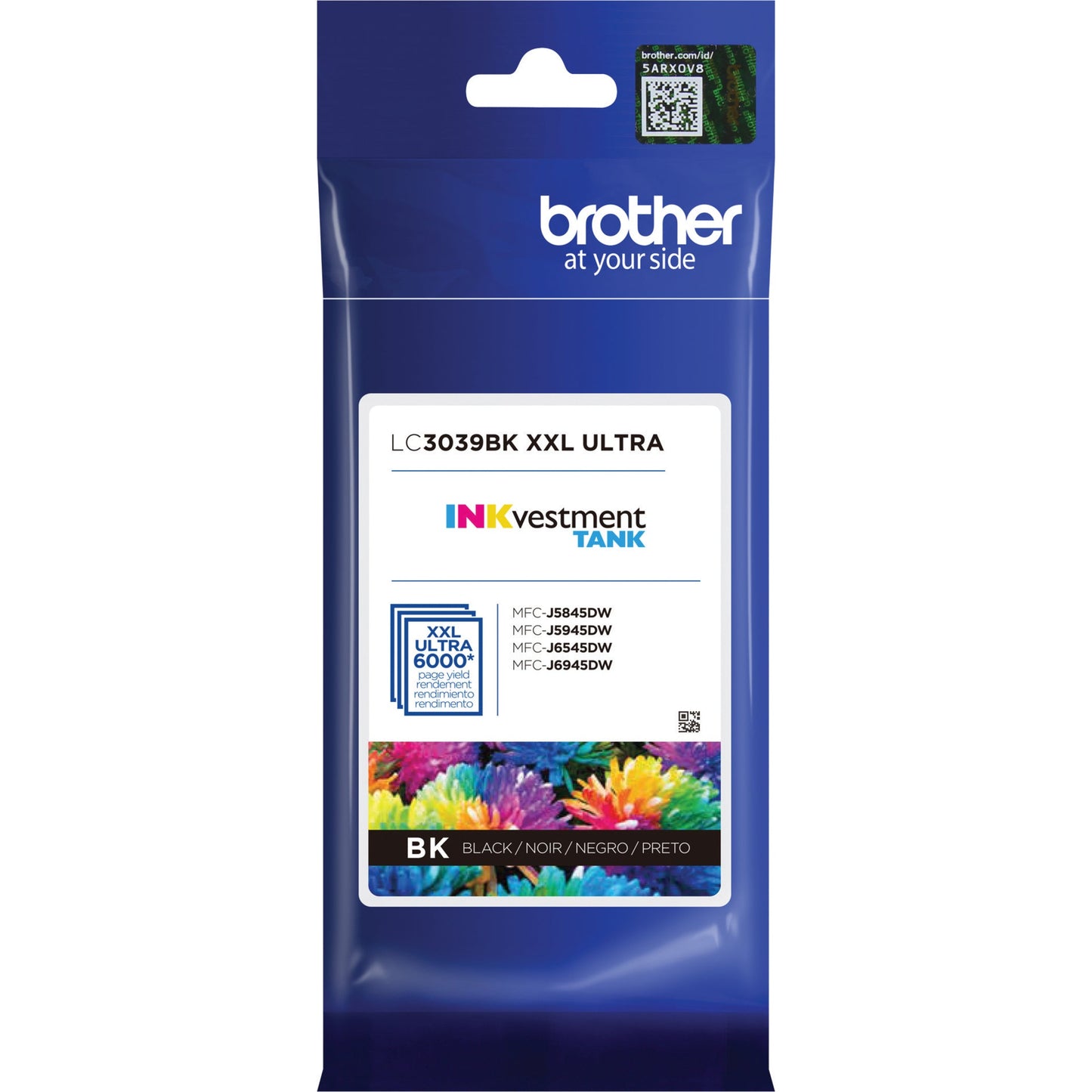 Brother Genuine LC3039BK Ultra High-yield Black INKvestment Tank Ink Cartridge