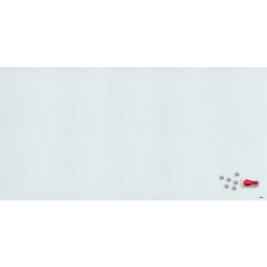 Lorell Magnetic Glass Dry-Erase Board