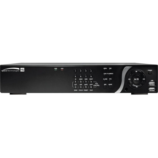 Speco 16 Channel 4K IP HD-TVI Hybrid Video Recorder - 16 TB HDD