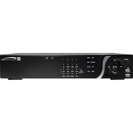 Speco 8 Channel 4K IP HD-TVI Hybrid Video Recorder - 4 TB HDD