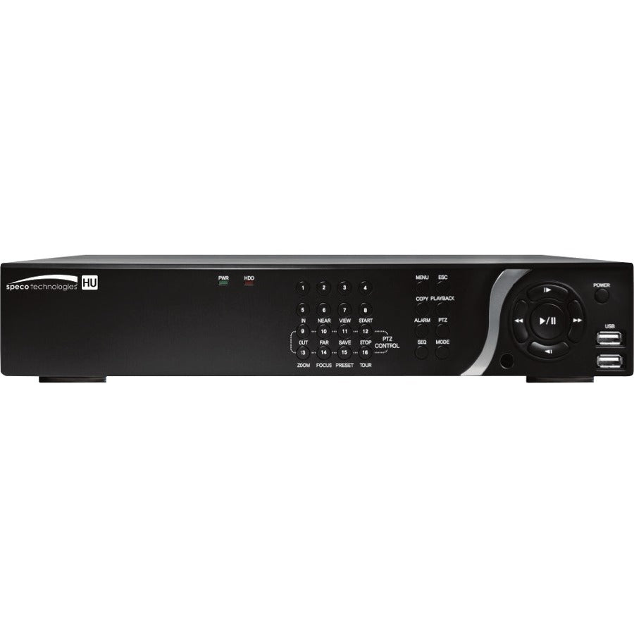 Speco 8 Channel 4K IP HD-TVI Hybrid Video Recorder - 2 TB HDD