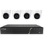 Speco 4 Channel Surveillance Kit with Four 5MP IP Cameras - 1 TB HDD