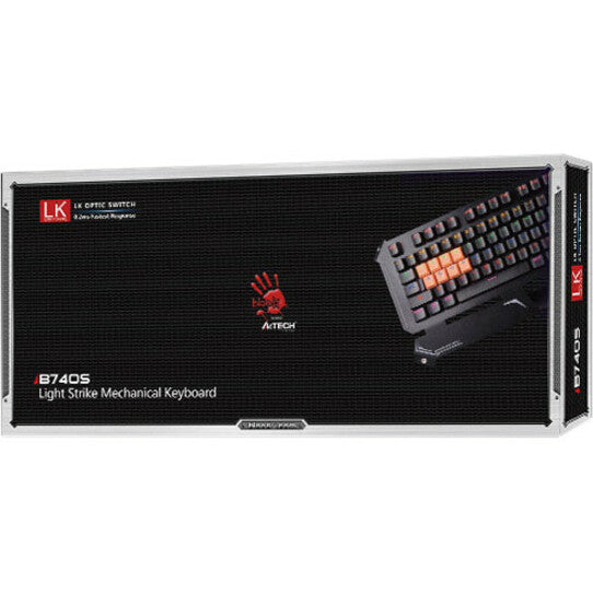 BLOODY GAMING OPTICAL MECHANICAL KEYBOARD BACKLIT ADJUSTABLE BLACK