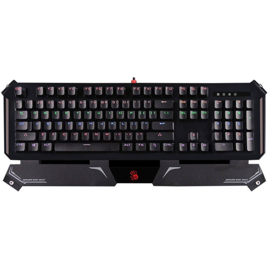 BLOODY GAMING OPTICAL MECHANICAL KEYBOARD BACKLIT ADJUSTABLE BLACK