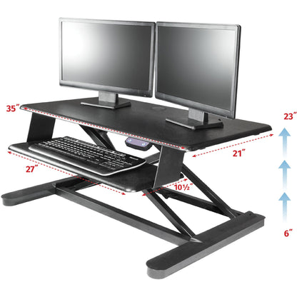 Kantek Electric Sit to Stand Workstation