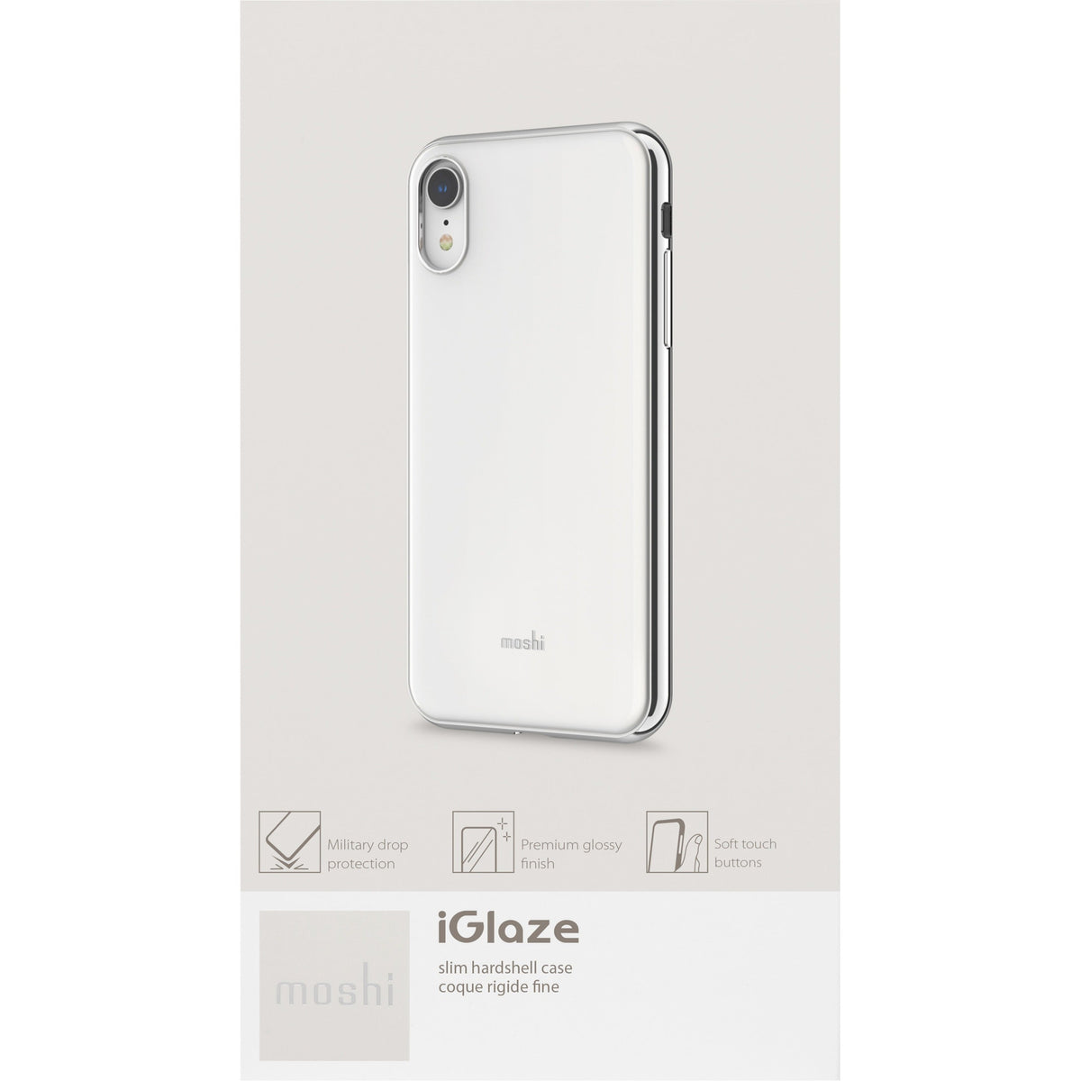 Moshi iGlaze Case for iPhone XR - White