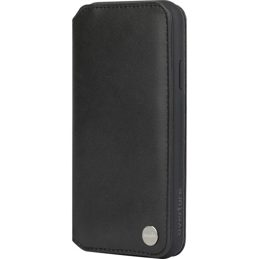 This stylish folio-style vegan leather wallet case can carry your cards and cash while protecting your iPhone. With a simple flip Overture turns into a convenient stand for watching videos and browsing the web.