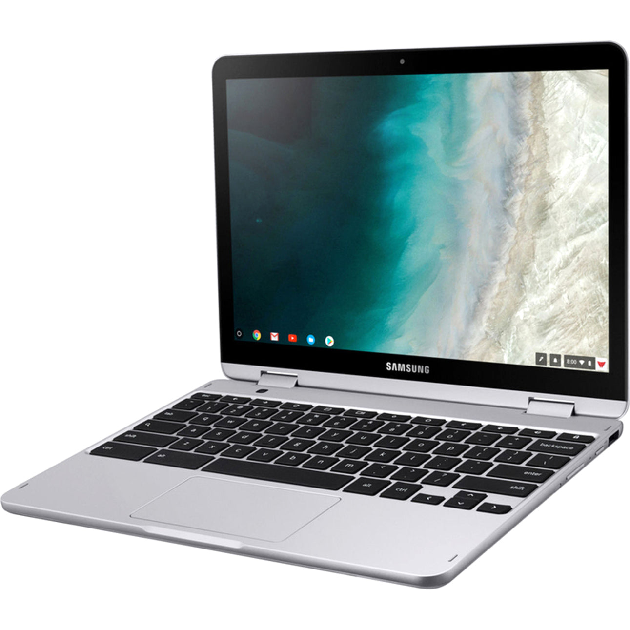 Samsung Chromebook Plus V2 XE520QAB-K01 12.2" Touchscreen Convertible 2 in 1 Chromebook - 1920 x 1200 - Intel Celeron 3965Y 1.50 GHz - 4 GB Total RAM - 32 GB Flash Memory - Light Titan