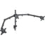 Manhattan TV & Monitor Mount Desk Double-Link Arms 3 screens Screen Sizes: 10-27