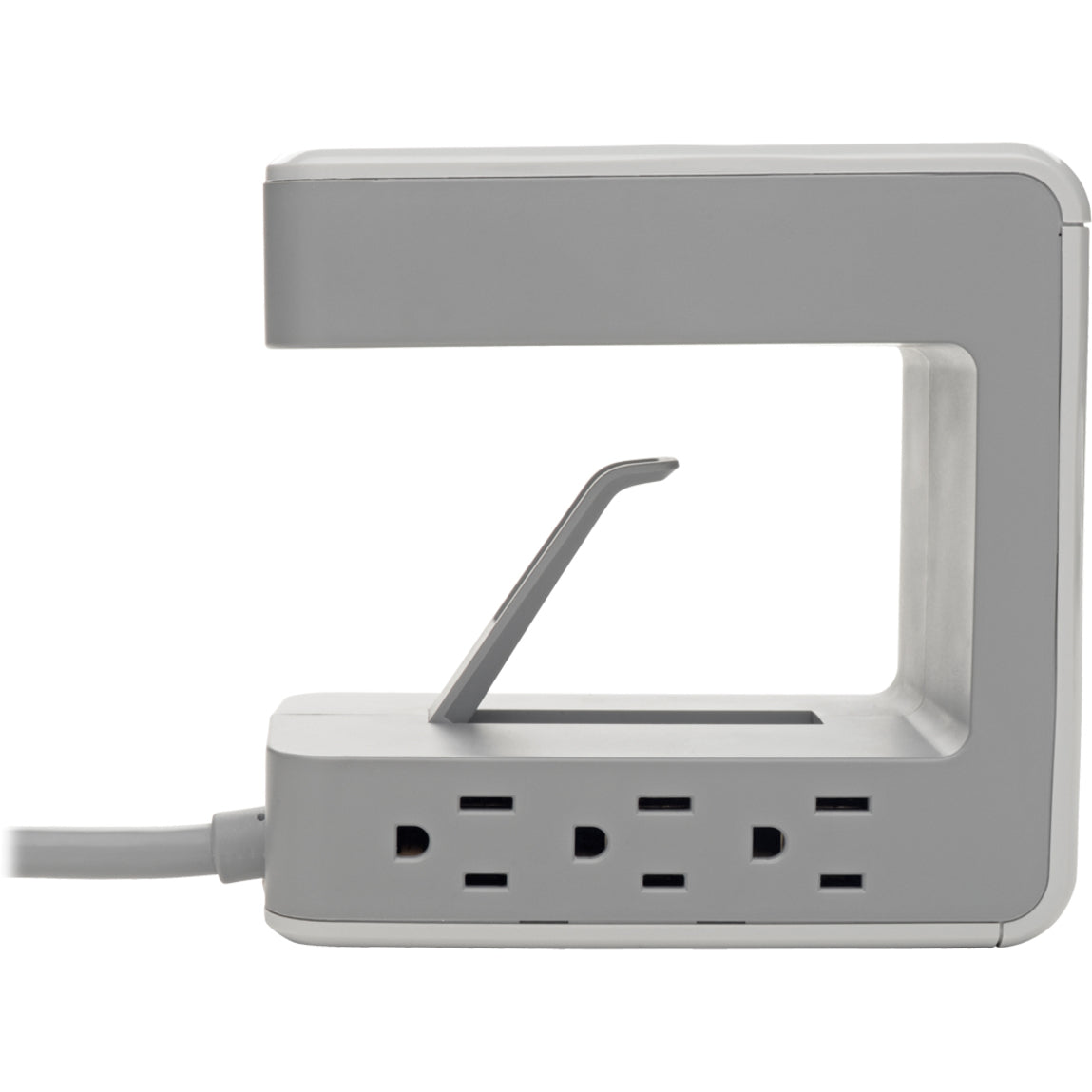 Tripp Lite 6-Outlet Surge Protector w/2 USB-A (2.4A Shared) & 1 USB-C (3A) - 8 ft. (2.43 m) Cord 1080 Joules Desk Clamp