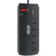 Tripp Lite 8-Outlet Surge Protector with 2 USB Ports (2.1A Shared) 8 ft. (2.43 m) Cord 1200 Joules Black