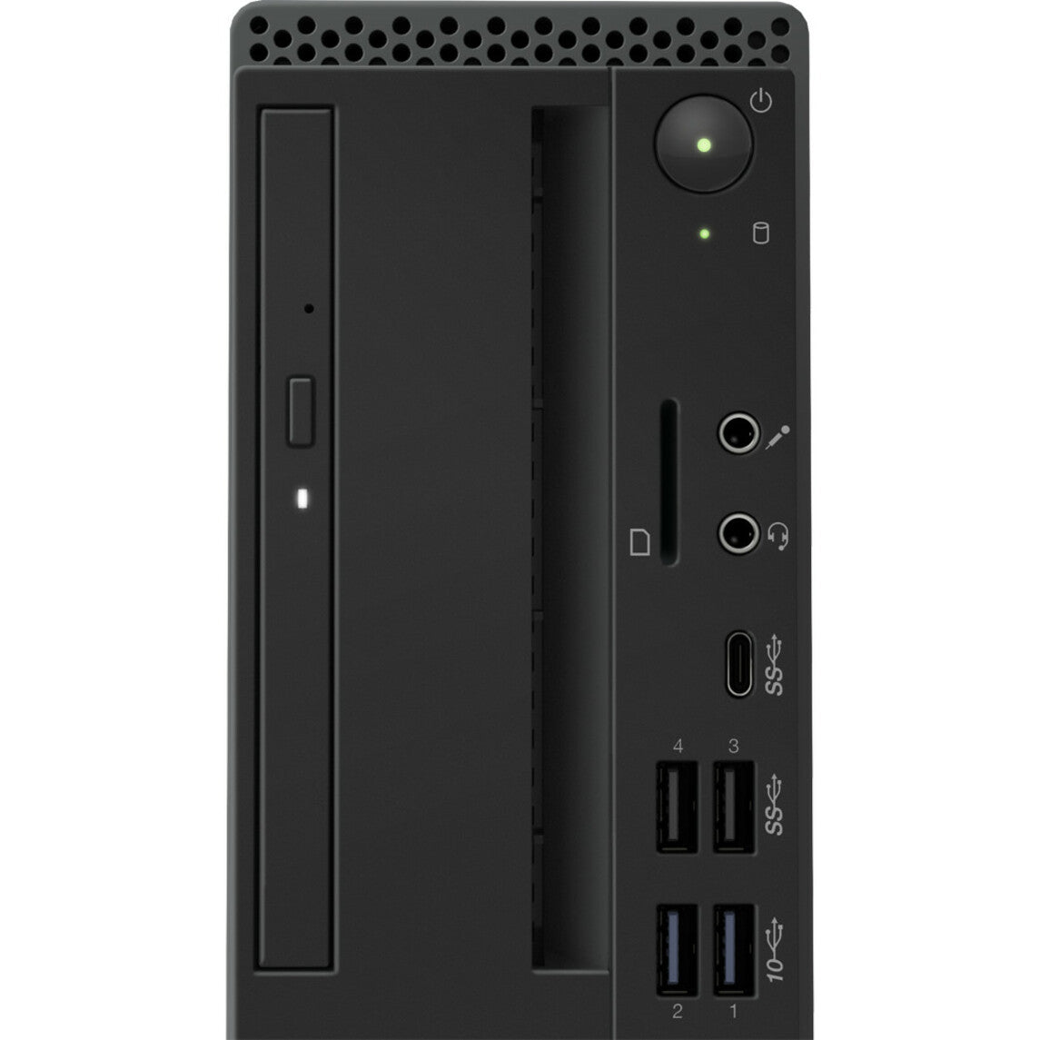 Lenovo ThinkCentre M720s 10SUS15900 Desktop Computer - Intel Core i5 8th Gen i5-8500 3 GHz - 8 GB RAM DDR4 SDRAM - 128 GB SSD - Small Form Factor - Raven Black