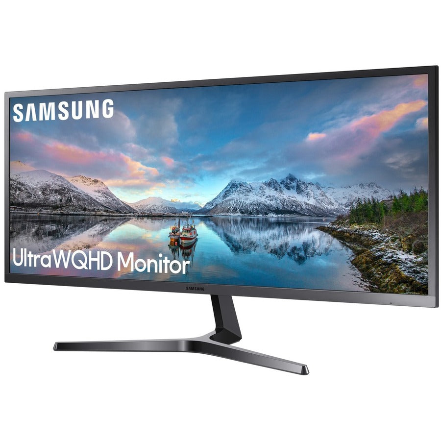 Samsung S34J550WQN 34.1" UW-QHD LCD Monitor - 21:9 - Dark Blue Gray Black