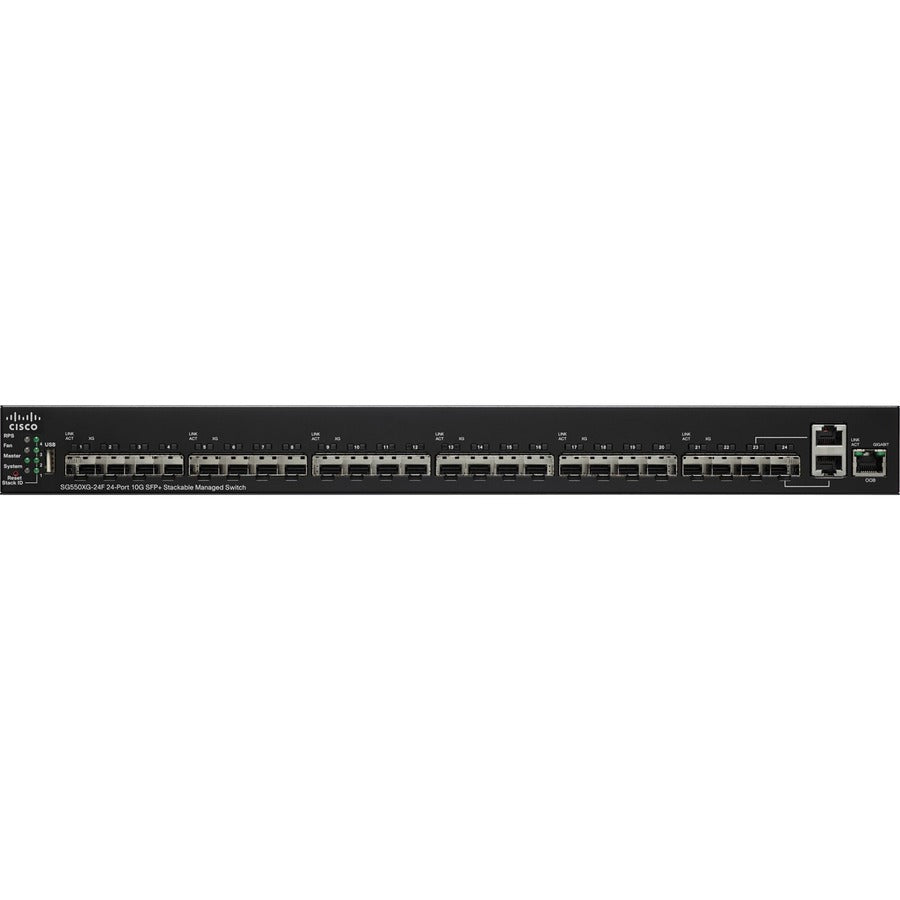 Cisco SG550XG-24F 24-Port 10G SFP+ Stackable Managed Switch