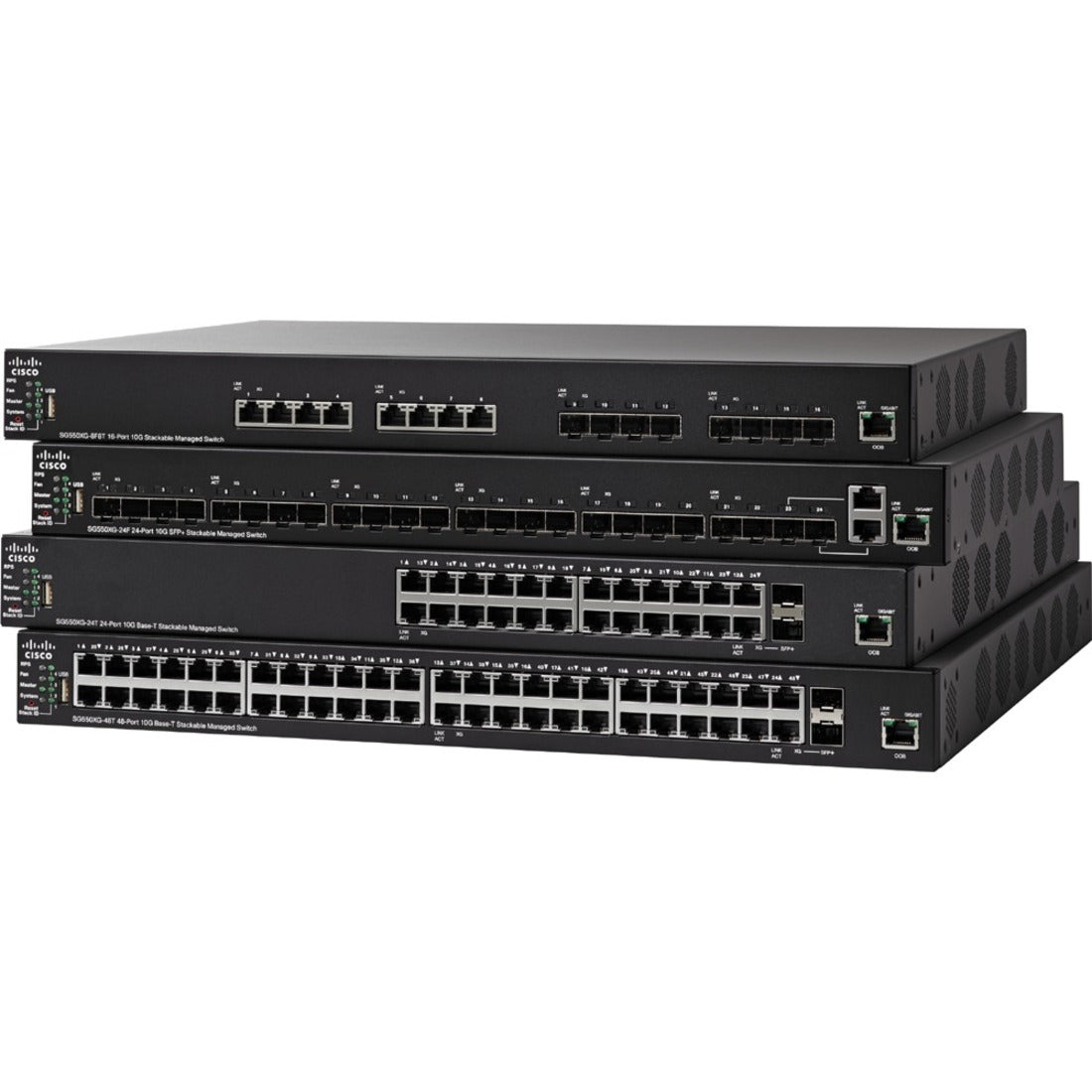 Cisco SG550XG-24F 24-Port 10G SFP+ Stackable Managed Switch