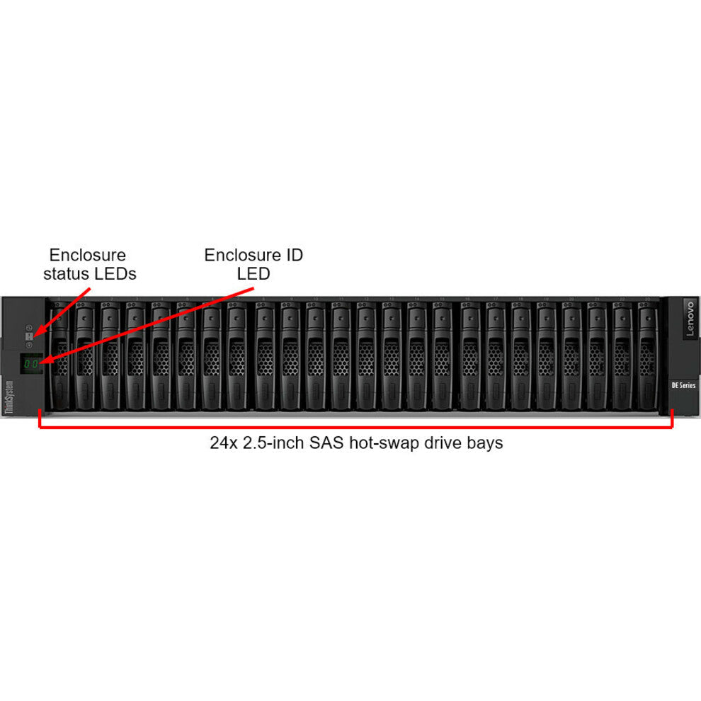 Lenovo ThinkSystem DE2000H 10GBASE-T Hybrid Flash Array SFF