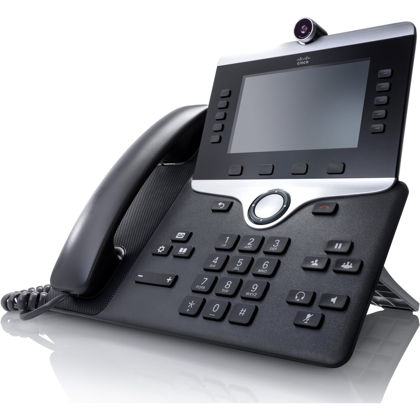 Cisco 8845 IP Phone - Corded/Cordless - Corded - Bluetooth - Wall Mountable Tabletop - Charcoal - TAA Compliant