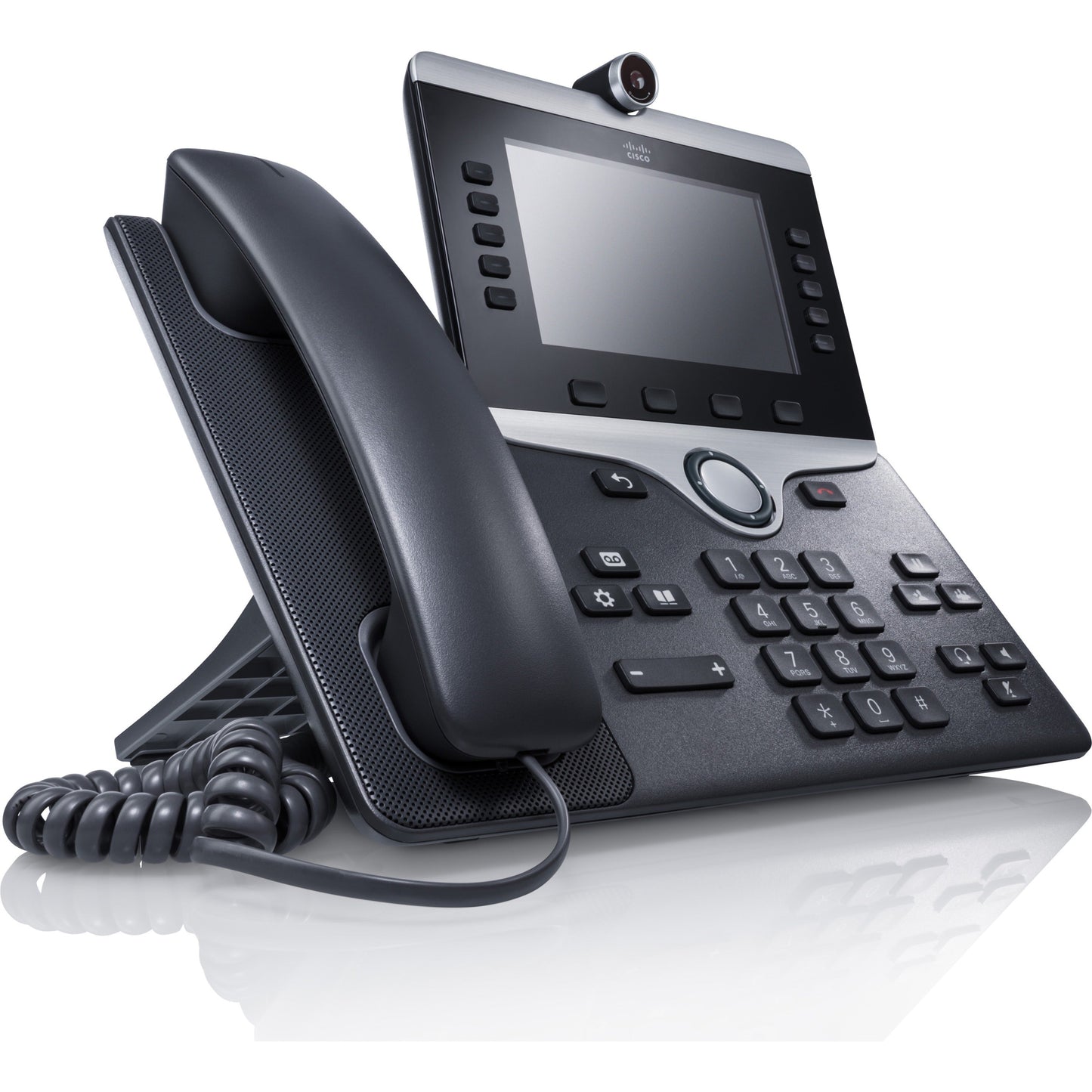 Cisco 8845 IP Phone - Corded/Cordless - Corded - Bluetooth - Wall Mountable Tabletop - Charcoal - TAA Compliant