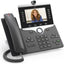 Cisco 8845 IP Phone - Corded/Cordless - Corded - Bluetooth - Wall Mountable Tabletop - Charcoal - TAA Compliant